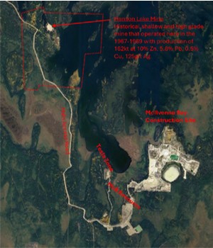 Hanson lake map